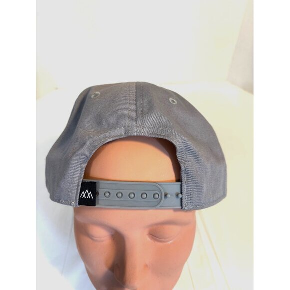Backwoods Adventure Mods Gray Snapback Adjustable Hat With Logo Patch - Picture 2 of 4